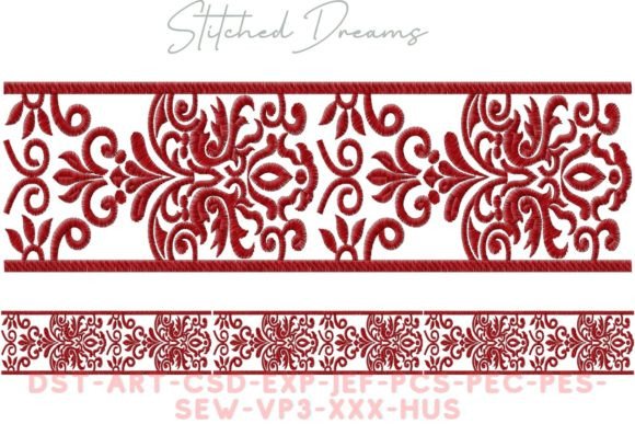 Border of Motifs Embroidery Design Review