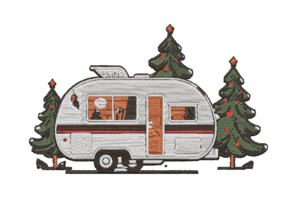 Christmas Camper Embroidery Review