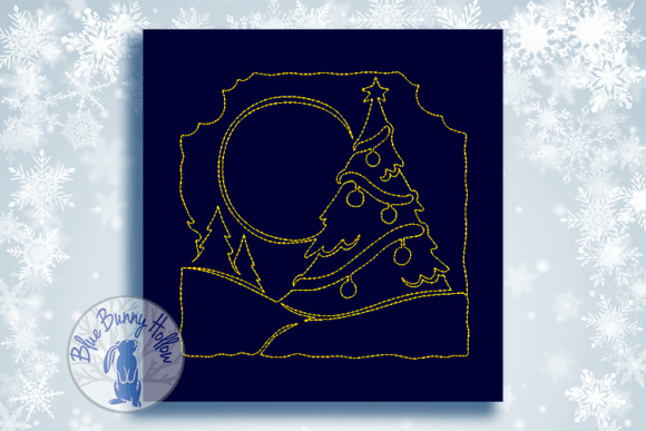 Christmas Quilt Block-Christmas Tree Embroidery Design Review