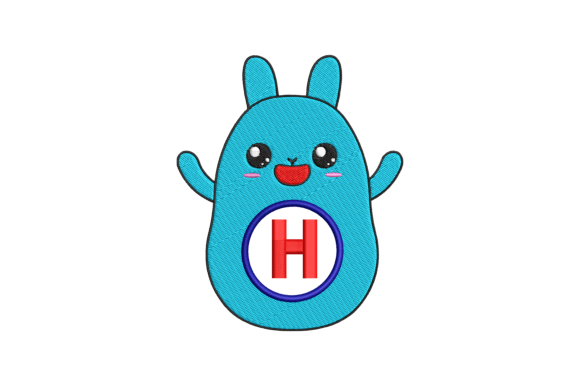 Cute Rabbit Letter H Review