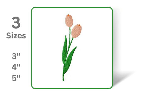 Lovely Tulips Embroidery Review for Boutique Apparel
