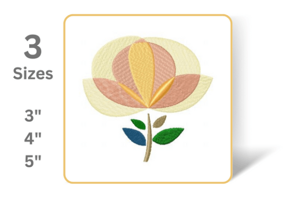 Mid-Century Flower Review for Seasonal Embroidery Projects