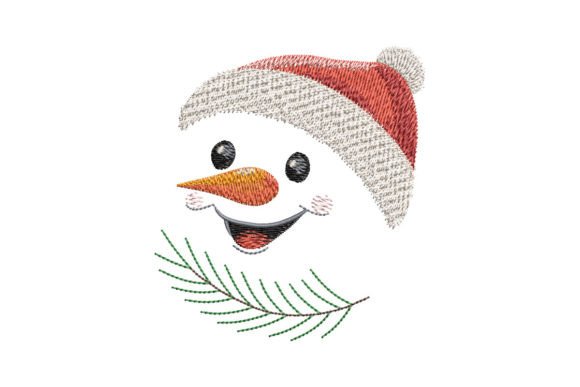 Snowman in Santa Hat Embroidery Review