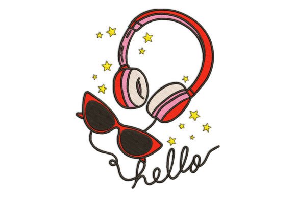 Sunglasses and Headphones Embroidery Review