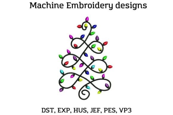 Swirl Christmas Tree Embroidery Review