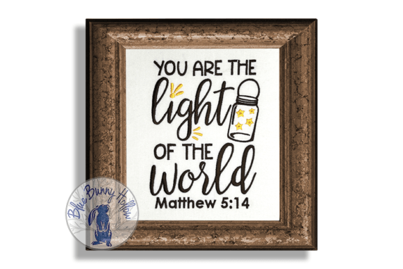 You Are the Light of the World Embroidery Review